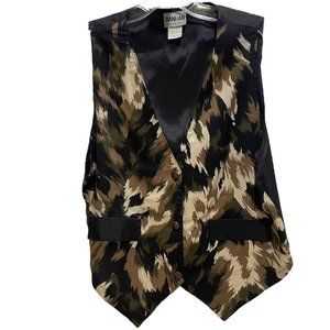 126. DANI-AN Multicolor Rayon Vest Size Medium